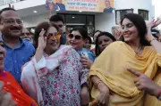 BJP Workers and Leaders in Chandigarh Celebrate Party's Victory in Assembly Elections
