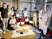 Cachar Police, Assam Rifles Seize 10,000 Yaba Tablets, Heroin in River Op