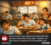 CBSE Class 10 Optional Exam Held Amid Severe Heatwave in Vidarbha