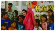 Chahat Pandey Celebrates Birthday with Underprivileged Children at SHED Centre