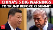 China Warns Trump of 'Disaster' Ahead of Beijing Summit: Wang Yi Issues Stern Warning