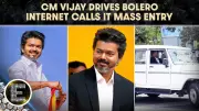 CM Vijay Drives Bolero, Turns Tamil Nadu Politics into Blockbuster Scene