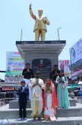 Couple Takes Wedding Vows Before Ambedkar Statue in Bidar