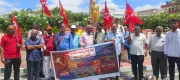 CPM Protests in Mysuru Against Fuel Price Hikes and NEET Mismanagement