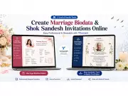 Create Marriage Biodata and Shok Sandesh Invitations Online with YConvert