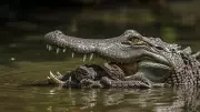 Crocodile Mothers Use Powerful Jaws to Gently Carry Hatchlings