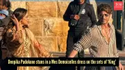 Deepika Padukone Stuns in Bohemian Dress on King Set with SRK in Cape Town