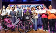 Delhi CM Distributes Bicycles to 500 Girl Students in RK Puram