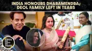 Dharamendra Honoured with Padma Vibhushan; Family Emotional at Ceremony