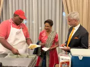 EAM Jaishankar Savor Authentic Trinidadian Cuisine with PM Persad-Bissessar