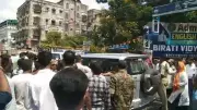 Eggs thrown at TMC MP Saugata Roy's car in Kolkata protest