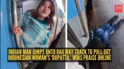Elderly Man Helps Indonesian Woman at Railway Station, Video Goes Viral