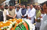 Ex-Uttarakhand CM Khanduri's Mortal Remains Cremated with State Honours
