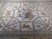 Extraordinary Roman Mosaic Discovered Beneath Road in Israeli City of Lod
