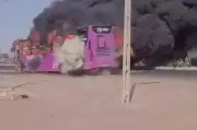 Fire Breaks Out on Moving Bus Near Chotila on Rajkot-Ahmedabad Highway