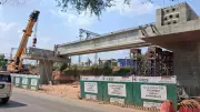First 25m I-Girder Span Erected for Bengaluru Suburban Rail