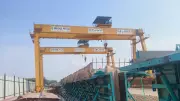 First T-girder Cast for Huskur Station on Bengaluru Suburban Rail