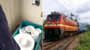 FSSAI Issues Notice to IRCTC Over Utensils Washed in Train Toilet