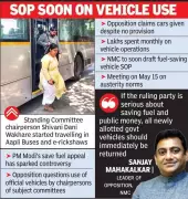 Fuel conservation drive sparks row in Nagpur civic body over vehicle use