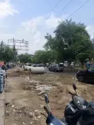 Ghaziabad Residents Demand Urgent Repairs on Kala Pathar Road After Water Main Burst