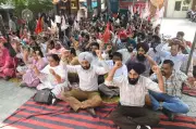 Health Unions Protest Against Talwandi Sabo SMO and SHO in Bathinda