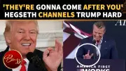 Hegseth Mimics Trump at Kentucky Rally, Slams Biden Military Policies