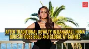 Huma Qureshi Stuns in Custom Black Velvet Gown at Cannes 2026