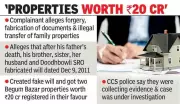 Hyderabad Businessman Alleges Fake Will, Rs 20 Crore Property Fraud