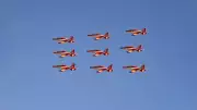 IAF Suryakiran Aerobatics Team Marks 30 Years with Bidar Show