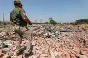 Illegal structures demolished on government land in Samba drug hotspot