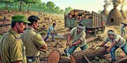 Illegal Tree Felling of 1,700 Trees in Bhavnagar District Raises Alarm