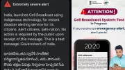 India Tests Disaster Alert System, Citizens Receive 'Extremely Severe' Warning