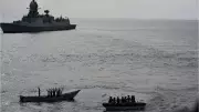 Indian Navy Warship INS Kolkata Prevents Piracy Attack in Western Indian Ocean