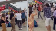 Indian Tourists Perform Garba on Vietnam Airport Tarmac, Sparking Online Debate
