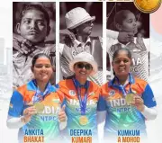 Indian Women's Recurve Team Stuns China for World Cup Gold in Shanghai