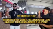Influencer Fakes Injury for Business Class Upgrade, Sparks Outrage
