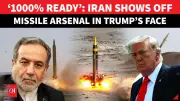 Iran FM Araghchi Rejects CIA Intel, Claims Missile Stockpile 120% Stronger