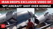 Iran Shoots Down Enemy Spy Drone Over Hormuz Strait, Releases Footage
