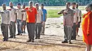 Jadavpur University Hosts First RSS Morning Drill on Campus