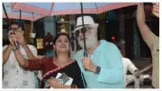 Jamnadas Majethia Distributes Custom Umbrellas to Pushpa Impossible Cast and Crew During Heatwave
