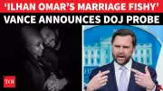 JD Vance Says DOJ Reviewing Ilhan Omar Marriage Allegations