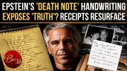 Jeffrey Epstein's Handwritten Note Released, Fuels Conspiracy Theories Online