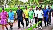 Joggers Park Turns 36: Sushilkumar Shinde Returns as Regular Walker