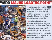Joint Raid Uncovers 1,400 Tonnes Excess Coal at Nagpur Yard