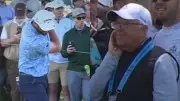 Jon Rahm Accidentally Hits Volunteer with Divot at PGA Championship