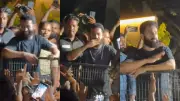 Jr NTR Loses Cool as Security Pushes Fans Outside His House on Birthday