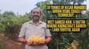Karnataka Doctor Transforms Barren Land into Thriving Mango Farm with Israeli Tech