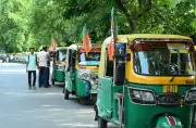 Kolkata Auto Rickshaw Operators Switch to BJP Flags, Roll Back Fare Hikes