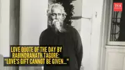 Love Quote by Rabindranath Tagore: Love's Gift Waits to Be Accepted