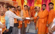 Lucknow MLA Rajeshwar Singh Announces ₹50,000 Aid for Temple Construction
